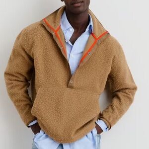 ALEX MILL BRUSHED POPOVER SWEATER